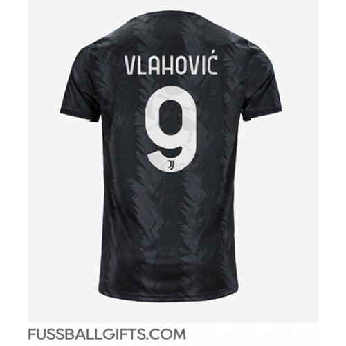 Juventus Dusan Vlahovic #9 Fußballbekleidung Auswärtstrikot 2022-23 Kurzarm